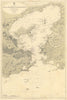 Brazil - Baia de Guanabara - Rio de Janeiro 541. Admiralty chart 1943 (1949) map