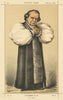 VANITY FAIR SPY CARTOON The Bishop of Oxford 'Not a brawler' Clergy. Ape 1869