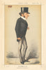 VANITY FAIR SPY CARTOON Lord Cairns 'When Birth cannot lead Brains must' 1869