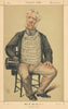 VANITY FAIR SPY CARTOON Admiral Henry John Rous 'As straight as a reed' 1870