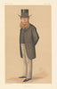 VANITY FAIR SPY CARTOON Richard Assheton (R.A.) Cross 'The new man' 1874 print