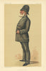 VANITY FAIR SPY CARTOON Inspector Ebenezer Denning 'Parliamentary Police' 1884