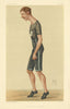 VANITY FAIR SPY CARTOON Walter George 'The Champion of Champions' Athletics 1884