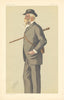 VANITY FAIR SPY CARTOON Edward William Brydges-Willyams 'Cornwall' 1885 print