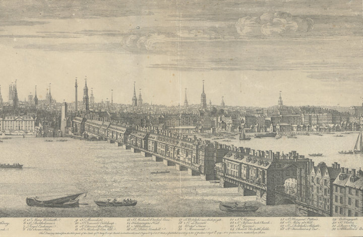 London maps & views 1720-1946