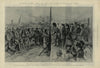 Royal party welcomed by Indian chiefs, pow-wow, Shaganappi, Calgary, Canada 1901
