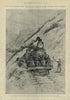 Canadian Pacific Railway: The Duke riding a cow-catcher. Yale to North Bend 1901