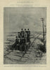 The Duchess of Cornwall riding on a Canadian Railway hand-car. Canada 1901