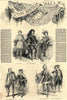 Eton Montem: Ensign's Page Hungarian Hussar Crusader Servitor noble 1844 print