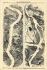 Rhine Panorama: Erpel - Andernach - Neuwied - Koblenz - Stolzenfels 1845 map
