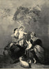 The Holy Family, after Bartolomé Esteban Murillo. Religious. Fine Arts 1846