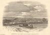 Stratford-upon-Avon - from the left of the road to Warwick. Warwickshire 1847