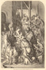 The Adoration of the Magi - after Rubens. Bible. Artists 1849 old print