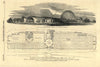 Great Exhibition Crystal Palace plan. Hyde Park 1850 old antique map chart