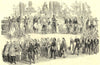 Opening of the Great Exhibition - the Royal Procession. London. Society 1851