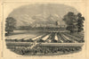 Royal Agricultural Society's meeting at Windsor. Home Park. Castle 1851 print