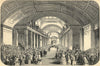 Presentation of the address of the Exchange, Manchester. Lancashire 1851 print