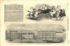 Part of Mosley Street, Manchester. Lancashire 1851 old antique print picture