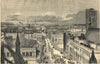 Opening of Parliament. Royal procession from Westminster Abbey. Whitehall 1852