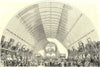 The Cork National Industrial Exhibition - Fine Arts Hall. Ireland. Business 1852