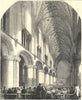 The grand musical festival in Hereford Cathedral. Herefordshire. Churches 1852