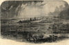 The inundation at Oxford. Oxfordshire. Disasters 1852 old antique print