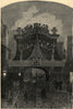 Temple Bar, on the night before the Duke of Wellington's funeral. London 1852