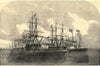 Fleet forming line abreast. Terrible Valorous Leopard Odin &c. Royal Navy 1853