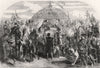 Henry VIII & Francis I at Ardres. Field of the Cloth of Gold. Pas-de-Calais 1853