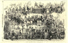 Lord Mayor's Show. London. Society 1853 antique ILN full page print 1853