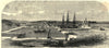 Her Majesty's new steam-yard, at Keyham. Devon. Ports 1853 old antique print