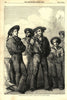 Man-of-war's men. Royal Navy 1854 old antique vintage print picture
