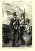 Crimean War British Army troops. Royal Marines Colour-Sergeant Artillery 1854