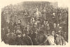 The Paris Bourse - speculating for the fall. Finance 1854 old antique print