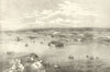 Kronstadt St Petersburg. Forts Constantine Riesbank Cronslot Menschikoff 1854