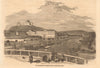 Turku, the capital of Russian Finland 1854 old antique vintage print picture