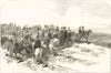 Prince Albert, the French Emperor, at the Marquise review. Pas-de-Calais 1854