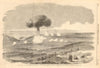 Siege of Sevastopol Powder Magazine explosion English Trenches. Crimean War 1854