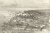 The Siege of Sevastopol - General View. Crimean War 1854 old antique print