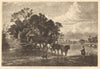 The nearest way in summer-time - by T. Creswick & R. Ansdell. Fine Arts 1855