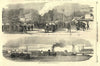 Lord Raglan's funeral. The Caradoc arriving at Cumberland Basin, Clifton 1855
