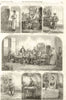Champagne Bottling Pierry. Corking Wrapping Tinfoiling Wiring Packing 1855