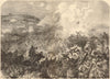 The fall of Sevastopol. Capture of the Malakhov Tower. Crimean War 1855 print