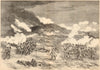 Storming of The Redan. Sevastopol. Crimean War 1855 old antique print picture