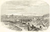 Sevastopol From the arsenal creek. Crimean War 1855 old antique print picture