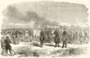 Surrender of the Russian General at Kinburnska. Crimean War 1855 old print