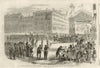 The Emperor Meeting the Crimean Troops on the Place de la Bastille Paris 1856