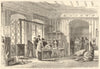 The British Army post-office, Constantinople (Istanbul) . Turkey 1856 print