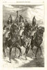 The French Imperial Guard - Cavalry. Militaria 1856 old antique print picture