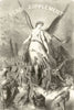 Peace Supplement title page. Crimean War. Angel 1856 old antique print picture
